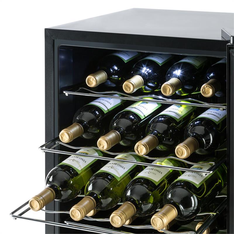 Klarstein Vivo Vino, termoelektrická vinotéka, 36 fliaš, 118 l – Obrázok 4