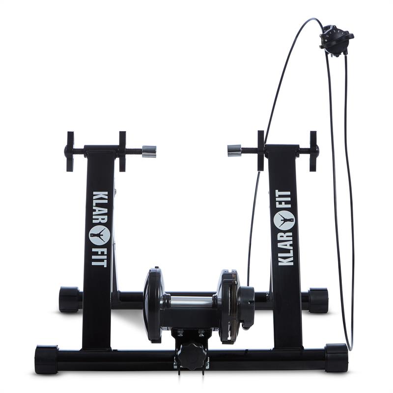 KLARFIT Tourek, čierny, bicykel, rotopéd, domáci trenažér, 26/28 palcov, 100 kg, oceľ – Obrázok 2
