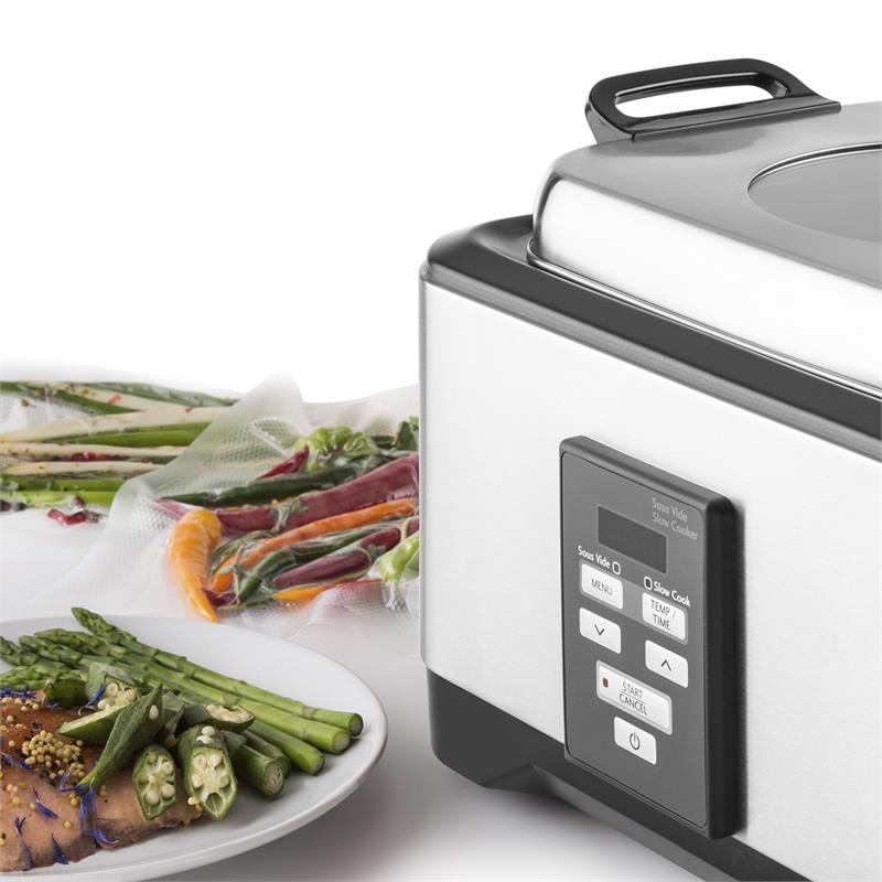 Klarstein Deepdive, sous-vide hrniec, hrniec pre pomalé varenie, 8 l, 550 W, ušľachtilá oceľ, leštená – Obrázok 5