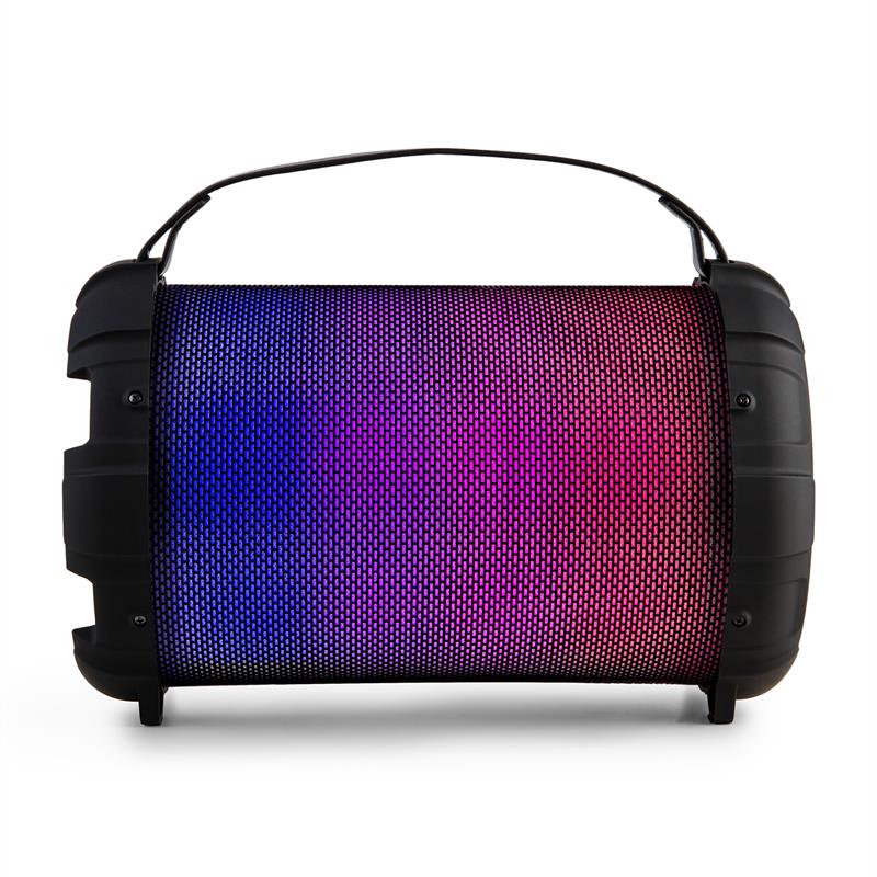 Auna Dr. Bang LED, čierny, 2.1-BT-reproduktor, 20 W, RMS, USB, mikro SD, UKW, AUX, akumulátor, LED – Obrázok 3