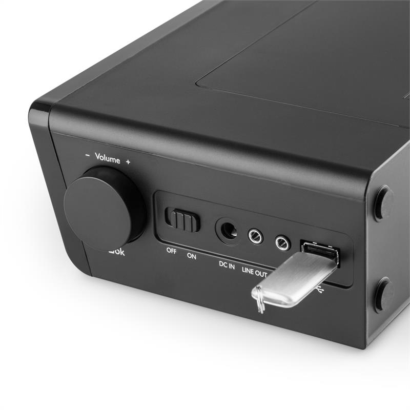 Auna KR-190, čierne, internetové kuchynské rádio, zabudovateľné, WiFi, riadenie cez aplikáciu, 3,2" TFT displej – Obrázok 4