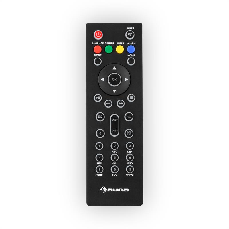 Auna KR-190, čierne, internetové kuchynské rádio, zabudovateľné, WiFi, riadenie cez aplikáciu, 3,2" TFT displej – Obrázok 5