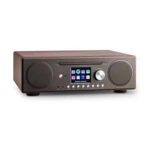 Auna Connect CD Internetradio Mediaplayer internetrádio Spotify Connect BT App Control, farba vlašského orecha