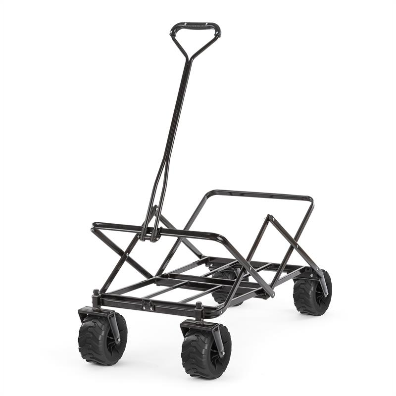 Waldbeck The Camou, ručný vozík, skladací, 70 kg, 90 l, kolesá Ø 10 cm, maskáčový – Obrázok 4
