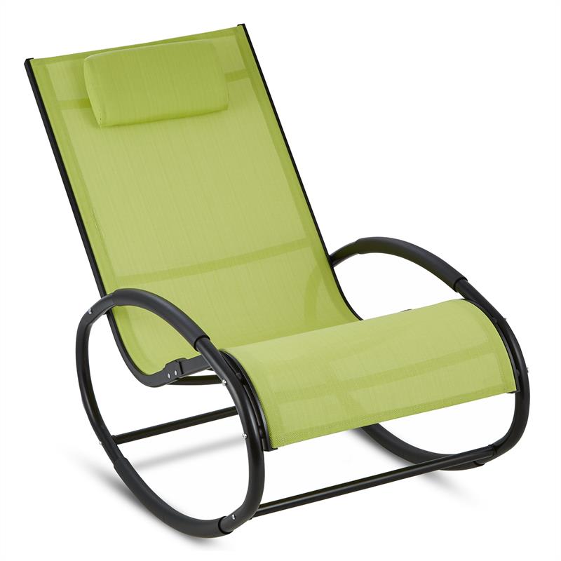 Blumfeldt Retiro, hojdacie kreslo, hliník, polyester, zelené