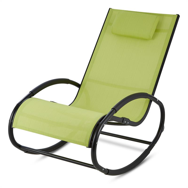 Blumfeldt Retiro, hojdacie kreslo, hliník, polyester, zelené – Obrázok 2