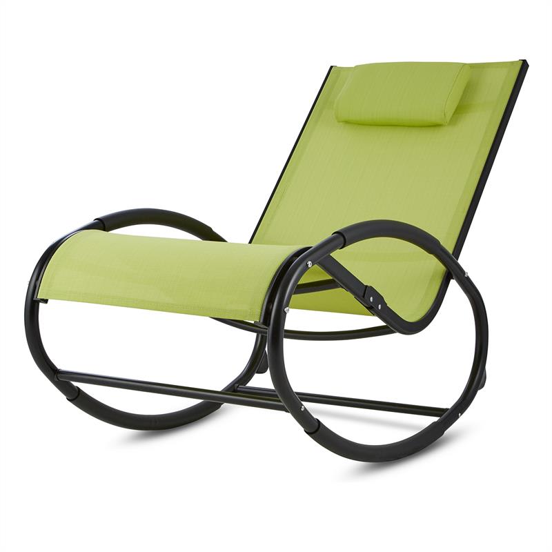 Blumfeldt Retiro, hojdacie kreslo, hliník, polyester, zelené – Obrázok 3