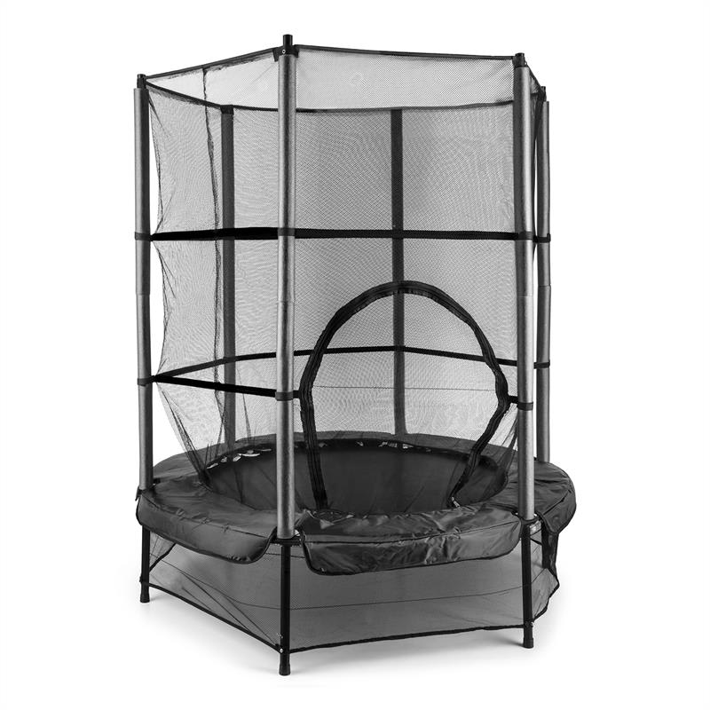 KLARFIT Rocketkid, trampolína, Ø140cm, bezpečnostná sieť, bungee pruženie, od 3 rokov
