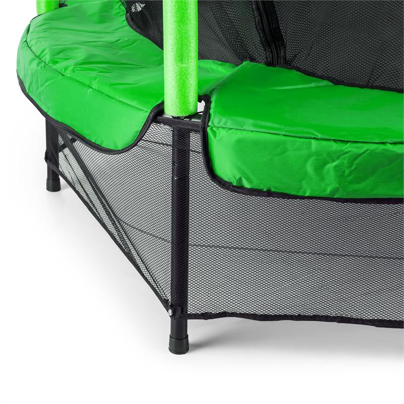 KLARFIT Rocketkid, trampolína, Ø140cm, bezpečnostná sieť, bungee pruženie, od 3 rokov – Obrázok 3