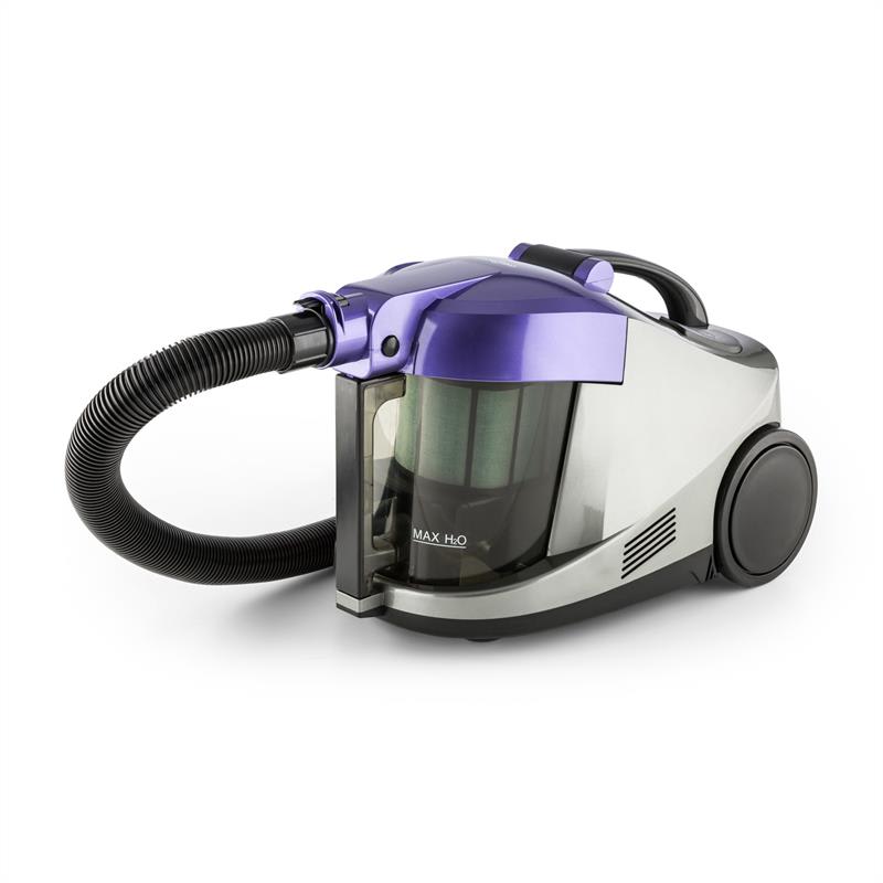 OneConcept Aquapura, fialový, vodný vysávač, mokré/suché vysávanie, HEPA filter – Obrázok 2