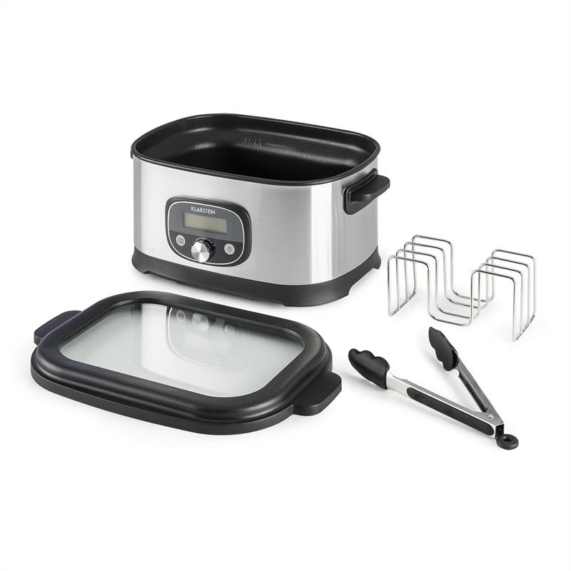 Klarstein Jacuzzi, varič sous vide, 6 l, 520 W, +/-0,5 °C, LCD, ušľachtilá oceľ, brúsená – Obrázok 4