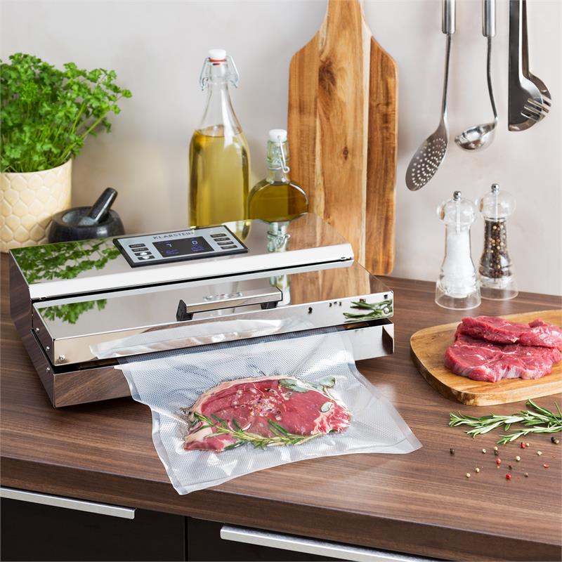 Klarstein Foodlocker Chef, vákuovač, -0,95 bar, 20 l/min./31 cm, ušľachtilá oceľ – Obrázok 4