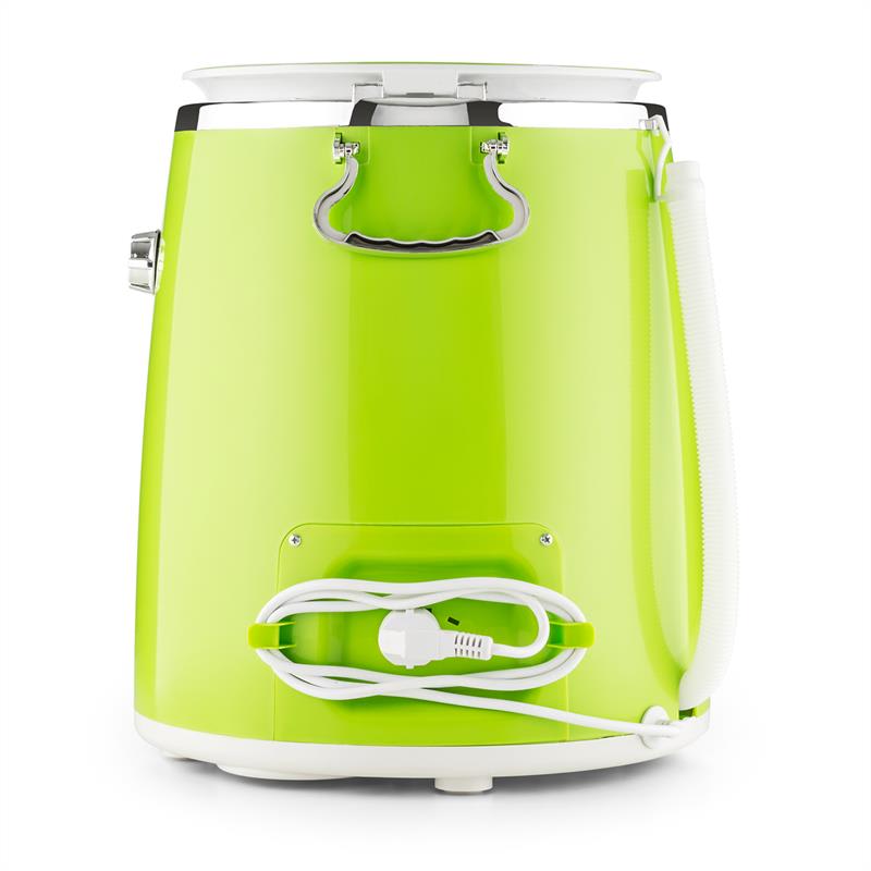 OneConcept Ecowash-Pico, zelená, mini práčka, funkcia žmýkania, 3,5 kg, 260 W – Obrázok 3