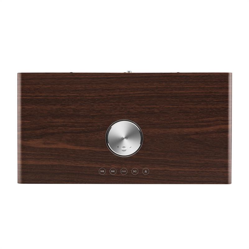 Auna Standford DAB-CD-rádio DAB+ bluetooth USB MP3 AUX FM, farba vlašského orecha – Obrázok 4