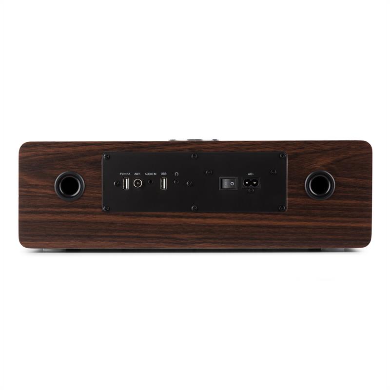 Auna Standford DAB-CD-rádio DAB+ bluetooth USB MP3 AUX FM, farba vlašského orecha – Obrázok 5