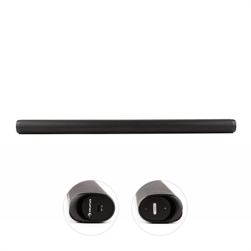 Auna Areal Bar 360, soundbar, 4.0 bluetooth, 80 W max., USB, AUX, koax., HDMI, HDMI-ARC – Obrázok 3