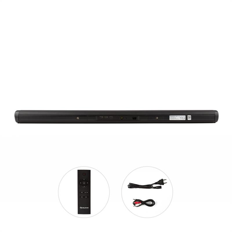 Auna Areal Bar 360, soundbar, 4.0 bluetooth, 80 W max., USB, AUX, koax., HDMI, HDMI-ARC – Obrázok 4