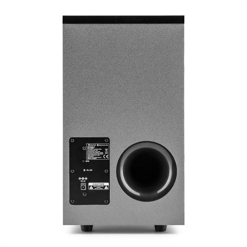 Auna Areal Bar 950, soundbar, subwoofer, 140 W, BT, USB, MP3, optický digitálny vstup – Obrázok 5
