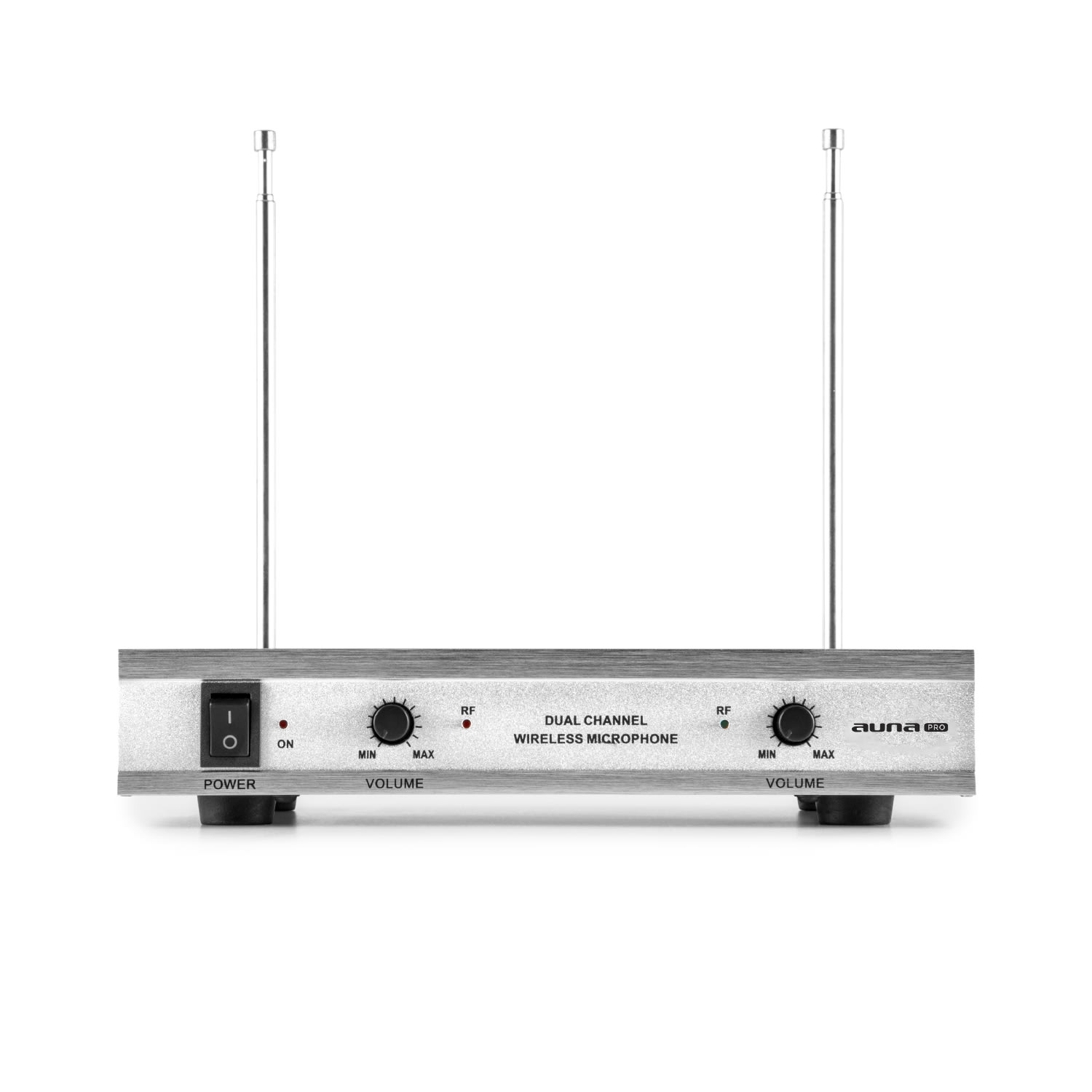 Auna Pro VHF-2-H 2-kanálová VHF mikrofónová sada 2x ručný mikrofón 50m – Obrázok 2