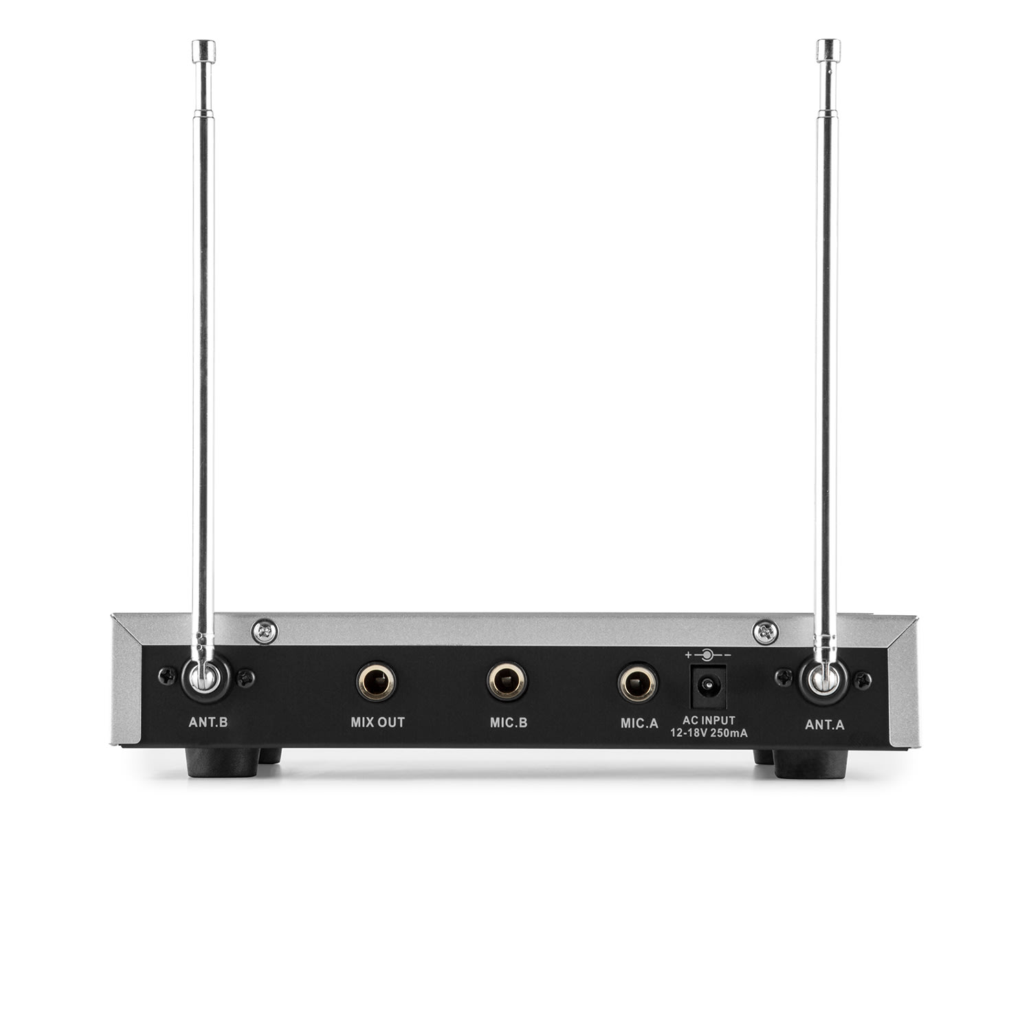 Auna Pro VHF-2-H 2-kanálová VHF mikrofónová sada 2x ručný mikrofón 50m – Obrázok 3