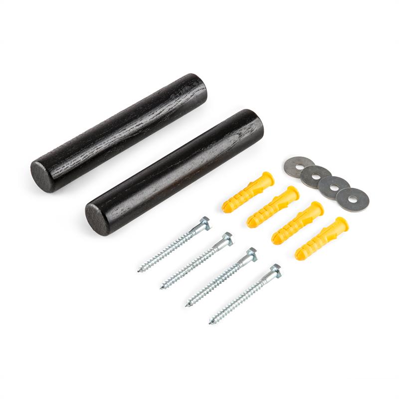 Capital Sports Pegstar Pegboard, doska na zhyby, 102 x 30 x 3,8 cm, čierna – Obrázok 4