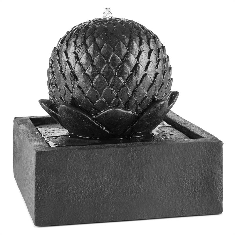 Blumfeldt Zen Garden, solárna fontána, záhradná, 2 W, vzhľad bazaltu