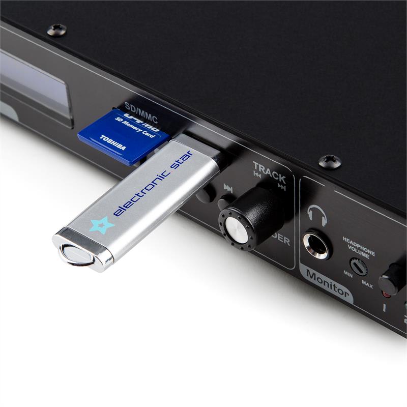 Fenton VX2USB, dvojitý prehrávač, USB, SD, bluetooth, nahrávacia funkcia, čierny – Obrázok 4