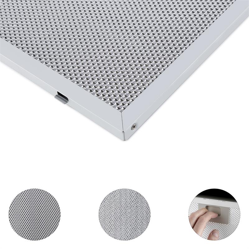 Klarstein Hliníkový filter mastnôt 21 x 32 cm náhradný vymeniteľný filter – Obrázok 3