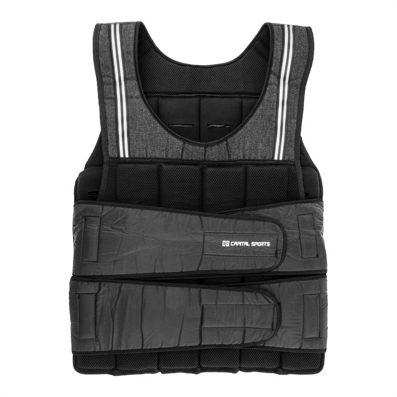 Capital Sports Vestpro 20, záťažová vesta s 20 kg závažiami, celkom 38 závaží