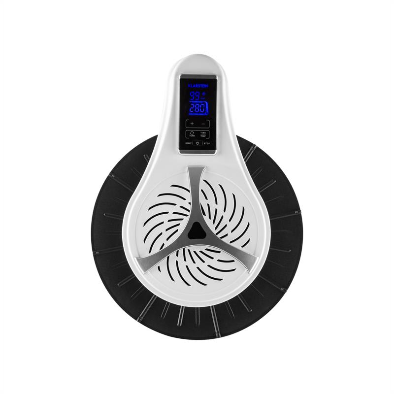 Klarstein Maverick, biely, halogénový gril, barbecue gril bez dymu, stolný gril, 1500 W – Obrázok 5