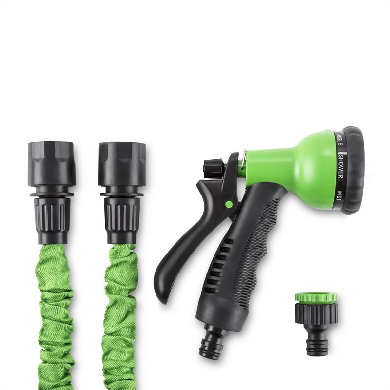 Waldbeck Water Wizard 22, flexibilná záhradná hadica, 8 funkcií, 22.5 m, zelená – Obrázok 5