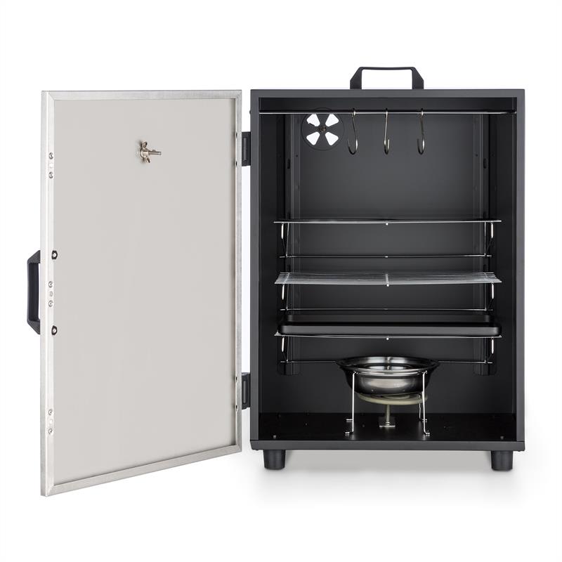 Klarstein Flintstone Steel, udiareň, údiaca pec, elektrická, 800 W, ušľachtilá oceľ – Obrázok 4