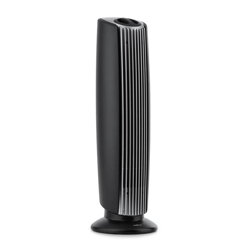 OneConcept St. Oberholz XL, čistička vzduchu 3-v-1, ionizátor, ozón, 18", čierna/strieborná