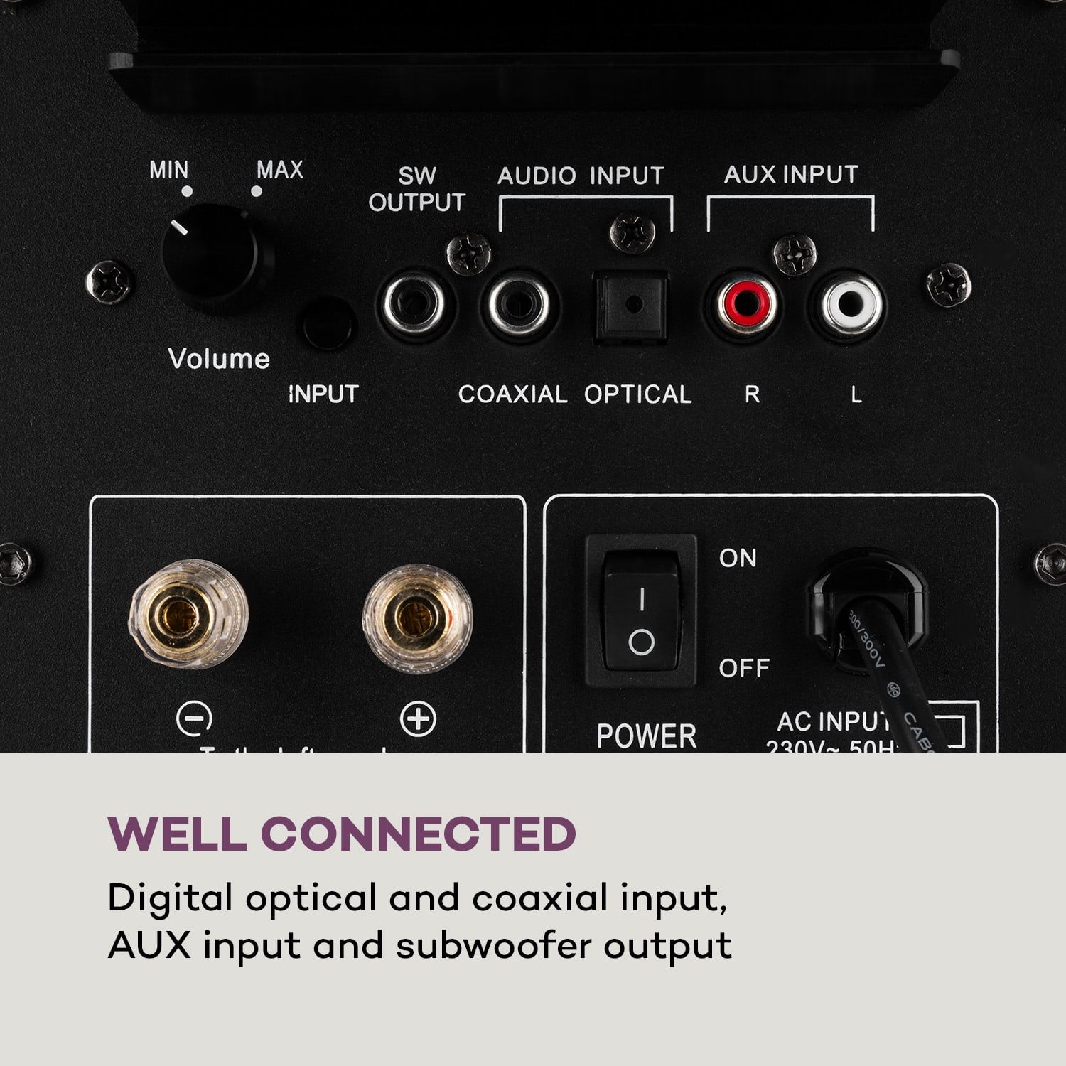 Auna Line 700 A, sada vežových reproduktorov, aktívne, 240 W RMS, BT, čierne – Obrázok 5