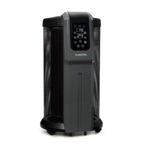 Klarstein Datscha Digital, elektrický ohrievač, 360°, termostat, diaľkový ovládač, časovač, 2200 W, čierny