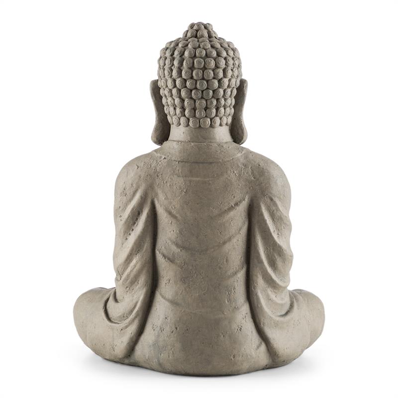 Blumfeldt Siddhartha, socha, 60 cm, sklolaminát cement, vzhľad prírodného kameňa – Obrázok 4