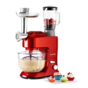 Klarstein Lucia Rossa 2G kuchynský robot, mixér, mlynček na mäso, 1800W, BPA-free