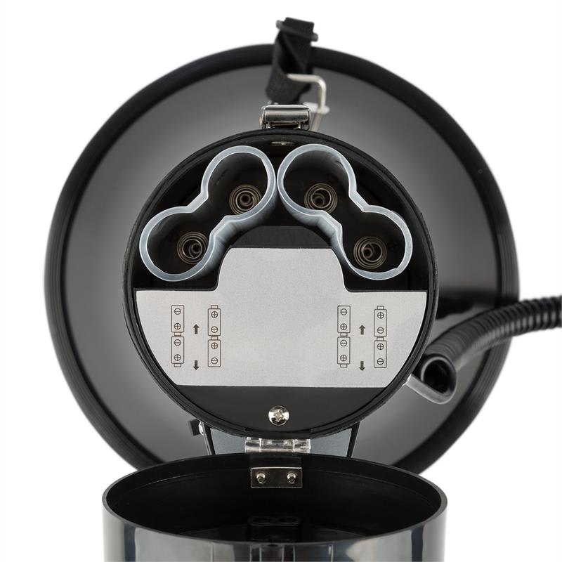 Auna MEGA080USB, megafón, 80 W, MP3 prehrávač, USB, nahrávanie, dosah 700 m, čierny – Obrázok 3