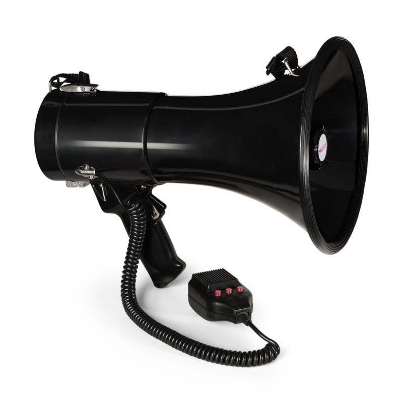 Auna MEGA080USB, megafón, 80 W, MP3 prehrávač, USB, nahrávanie, dosah 700 m, čierny – Obrázok 5