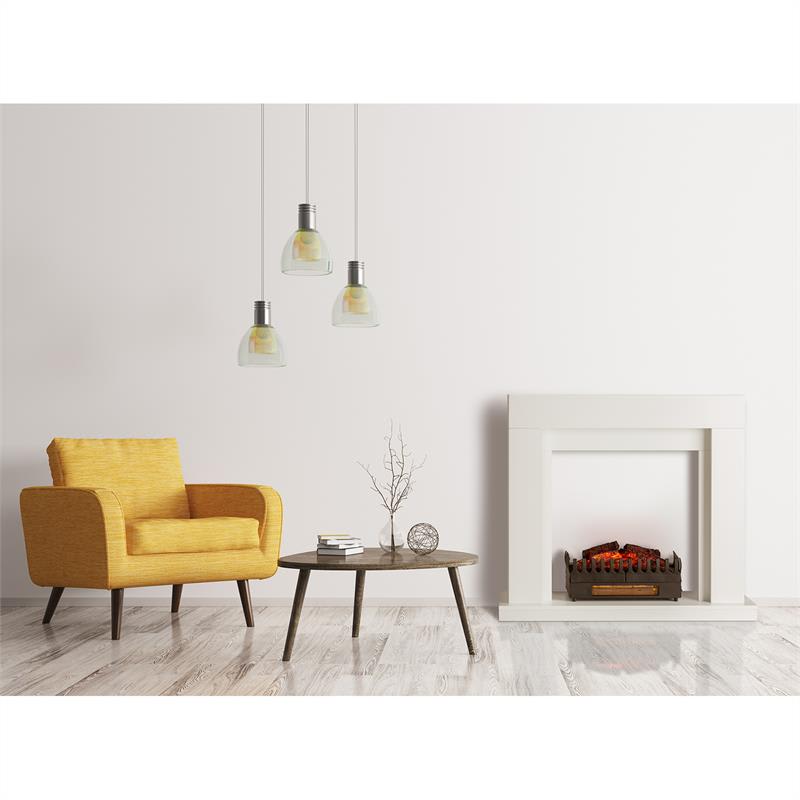 Klarstein Studio Frame, krbová konštrukcia, rám, MDF, moderný dizajn, biela – Obrázok 2