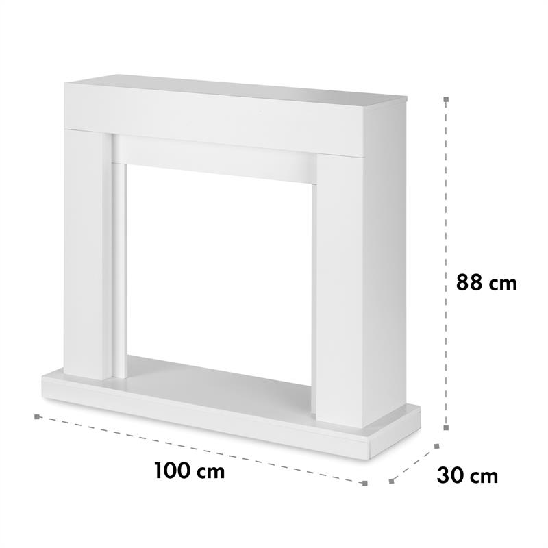 Klarstein Studio Frame, krbová konštrukcia, rám, MDF, moderný dizajn, biela – Obrázok 4