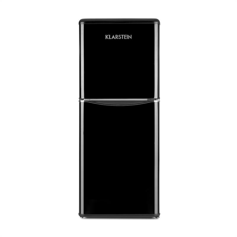 Klarstein Monroe L, kombinovaná chladnička, mraznička, 70/38l, A+, retro dizajn, čierna – Obrázok 4