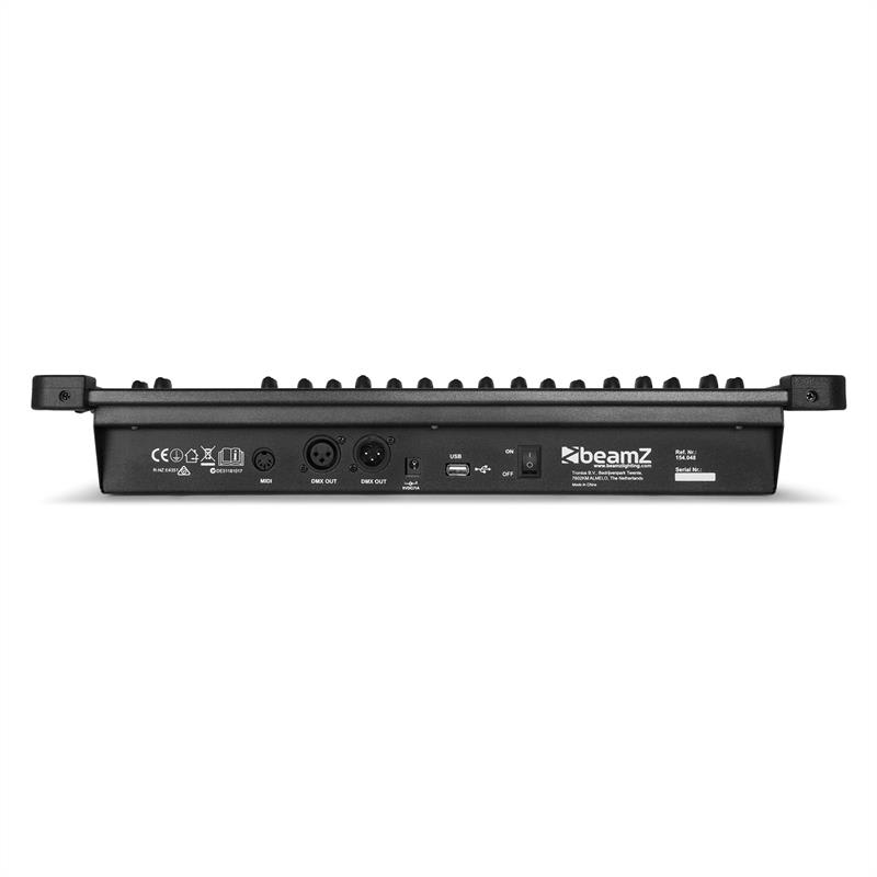Beamz DMX384, DMX controller, svetelný pult, 384 kanálov, MIDI, USB – Obrázok 2