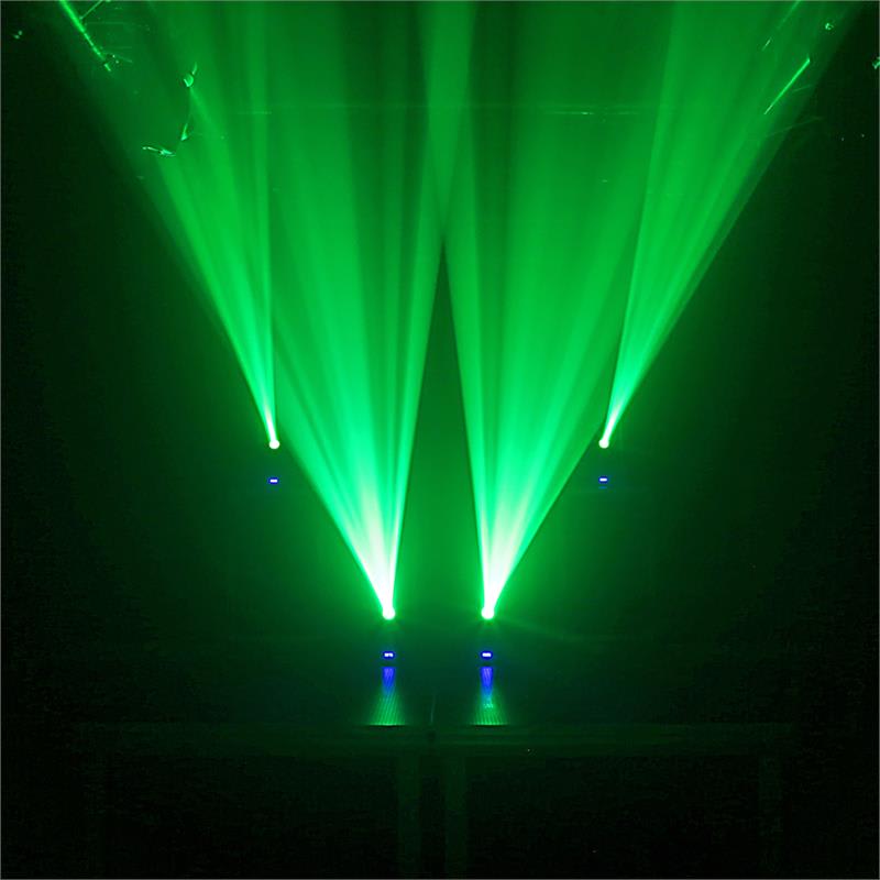 Beamz Panther 40, 45 W, LED otočná hlava, pohyblivá hlavica, moving-head, 7 vzorov, 7 farieb, DMX, infračervený diaľkový ovládač – Obrázok 5