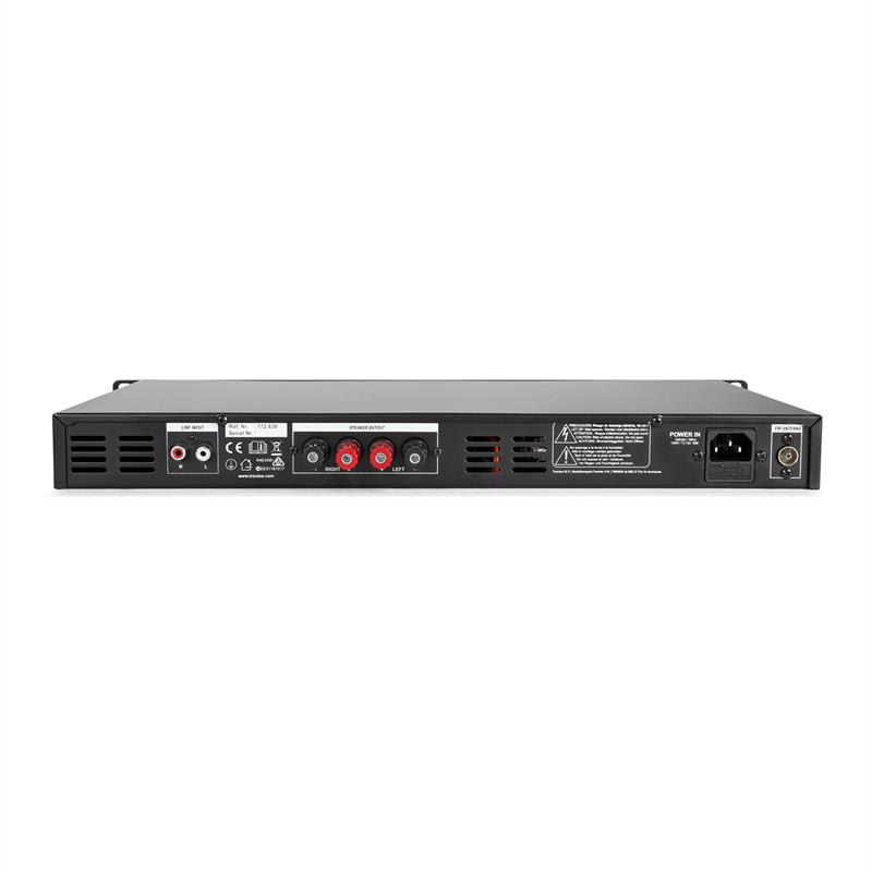 Power Dynamics PDC85, 19“ mediálny prehrávač so zosilňovačom, bluetooth, FM/USB/SD/MMC – Obrázok 2