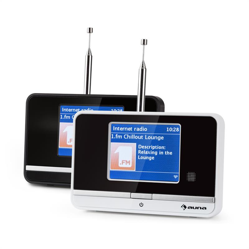 Internetový rádiový adaptér auna iAdapt 320, WLAN, DAB/DAB+, FM/AM, TFT displej, biely – Obrázok 5