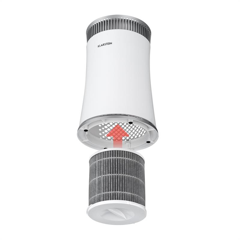 Klarstein Arosa, čistička vzduchu, ionizátor, UV lampa, automatický režim/režim počas spánku, biela – Obrázok 5