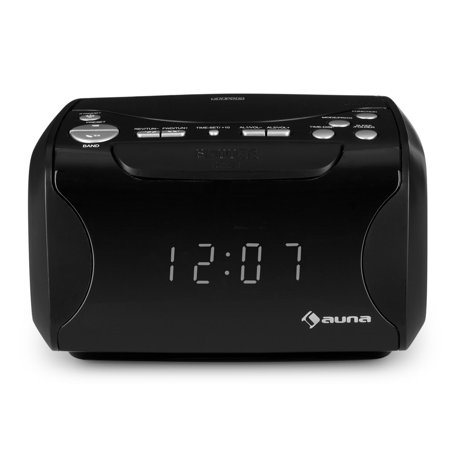 Auna Dreamee USB, CD rádiobudík, USB, CD, MP3, čierna farba – Obrázok 4