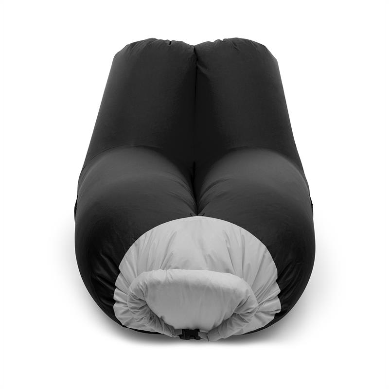 Blumfeldt Airlounge, nafukovacia sedačka, 90 x 80 x 150 cm, ruksak, prateľná, polyester, čierna – Obrázok 3