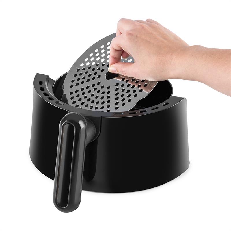 Klarstein Wel Air Fry, teplovzdužná fritéza, 1230W, poistka pred prehriatím, 1,5l, červená – Obrázok 5